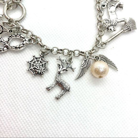 SILVER Harry Potter Charm Bracelet - Picture 4 of 11